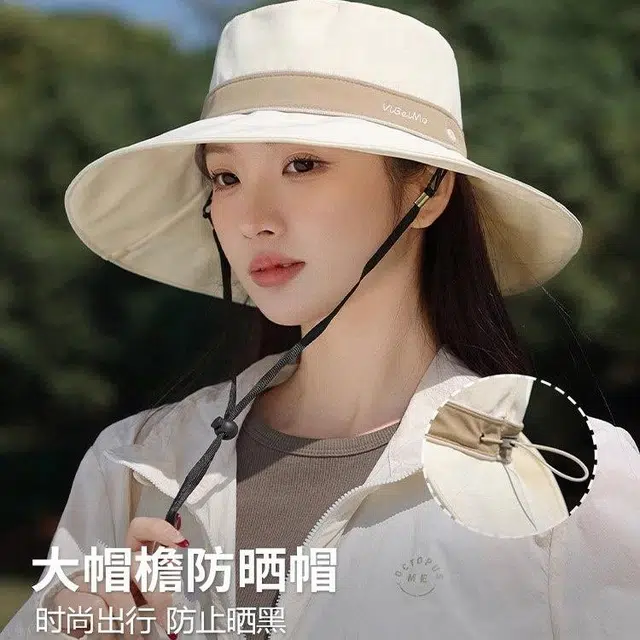 杨同学 【户外登山】遮阳 爬山 徒步 帽檐 防紫外线 太阳帽 聚脂钎维 渔夫帽 男女同款情侣款