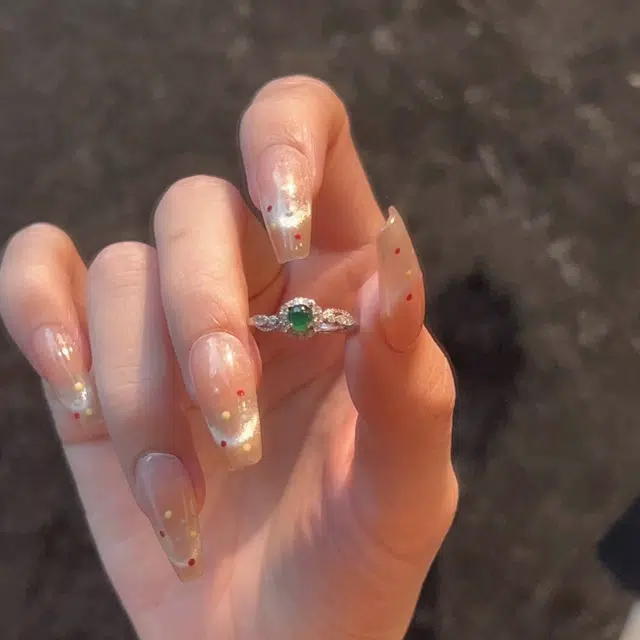 七享 蛋面 现代轻奢小众设计感高级风精致 糯冰 翡翠戒指 女款