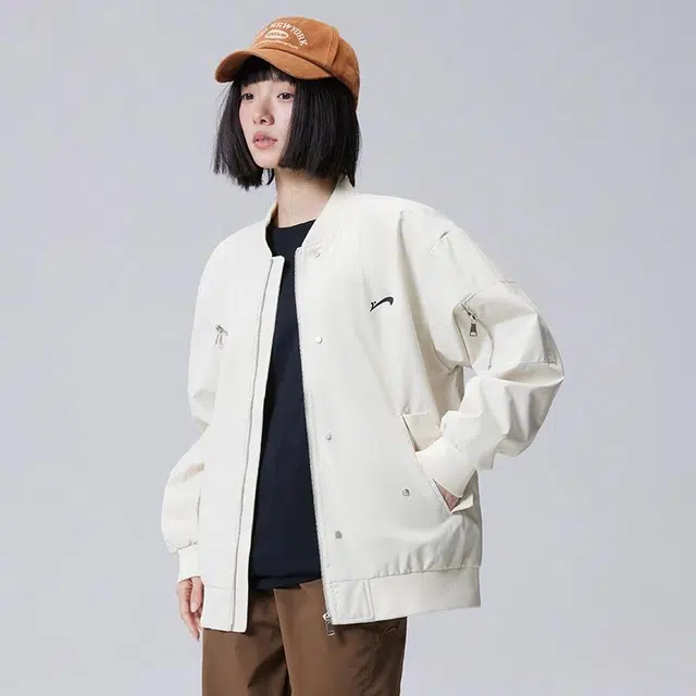 贵人鸟 经典系列 宽松百搭工装纯色夹克外套 男女同款