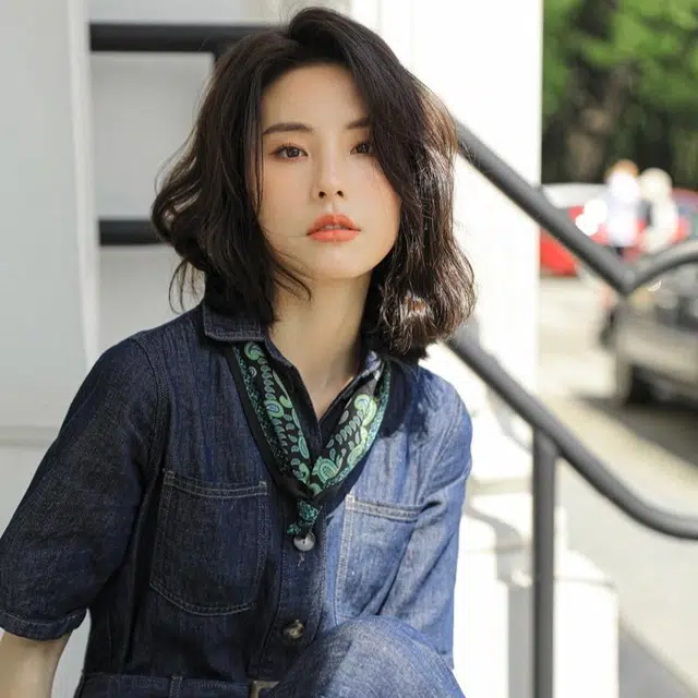 山一丸 法式复古腰果花小菱形巾发带 丝巾 女款