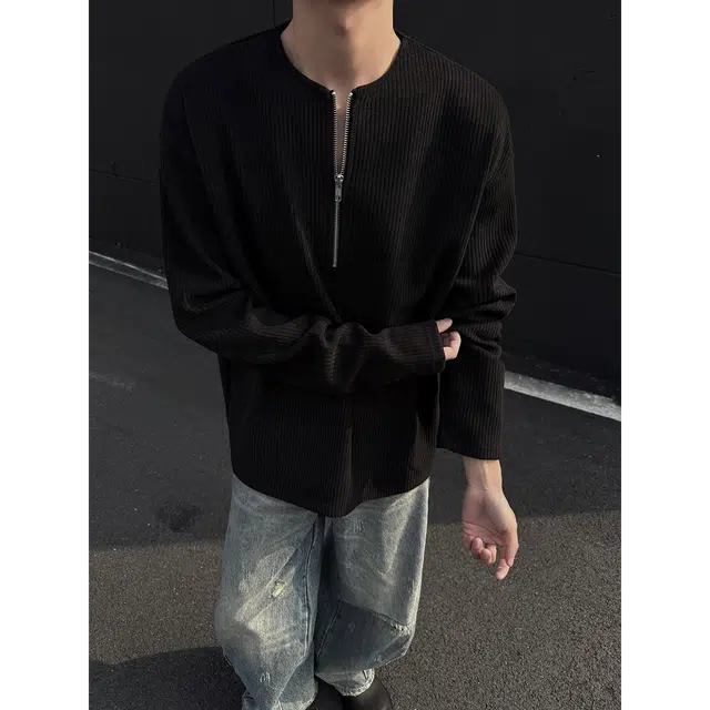宾力克 美式复古小众高级感痞帅宽松百搭卫衣 男女同款