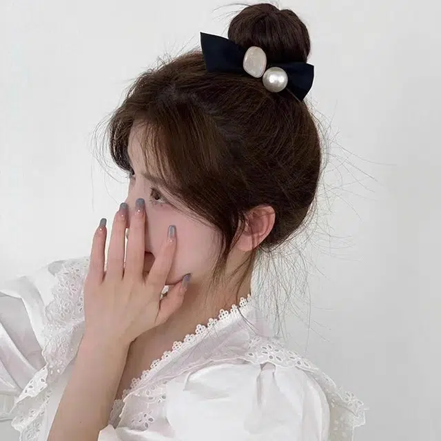 如花梦 扎头发高弹力耐用精致高弹力 布艺 发绳 女款