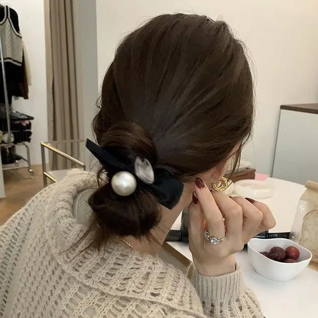 如花梦 扎头发高弹力耐用精致高弹力 布艺 发绳 女款