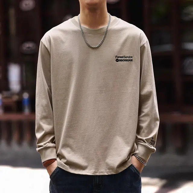 格蓝鹿 美式复古重磅时尚都市宽松卫衣 男款