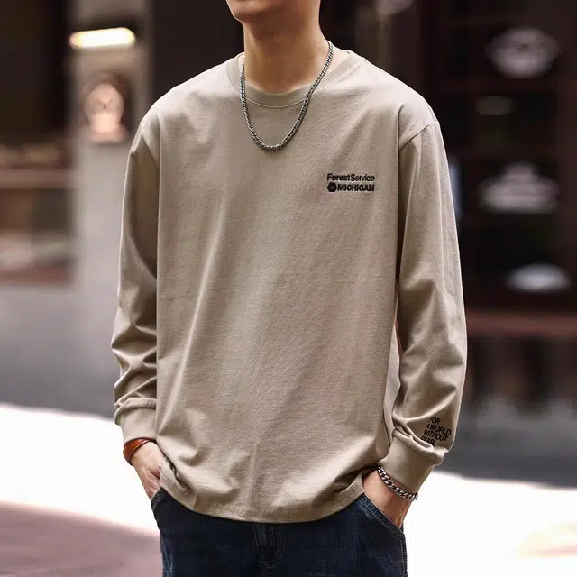 格蓝鹿 美式复古重磅时尚都市宽松卫衣 男款
