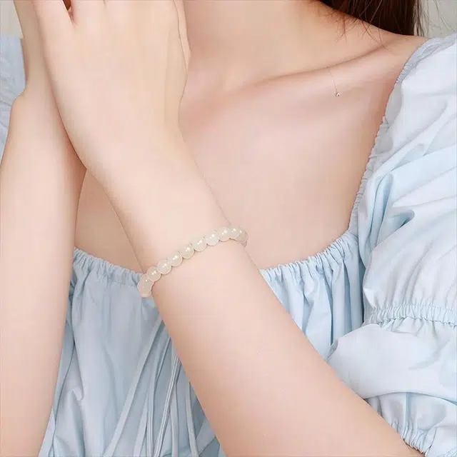 尚仟伊 新中式国风转运珠百搭通勤高级感小众设计#好运 月光石 手串 女款
