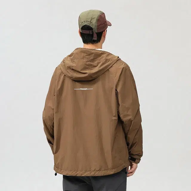 赞仕 户外登山轻薄连帽时尚防晒服 男女同款