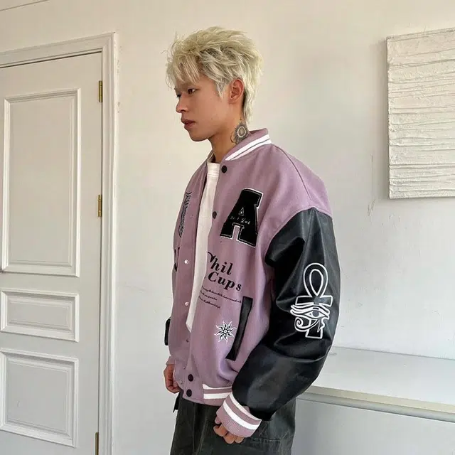 极限涡轮 美式复古字母宽松潮牌高级百搭长袖夹克外套 男女同款