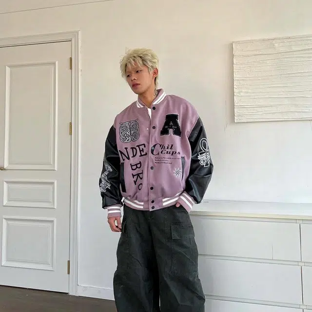 极限涡轮 美式复古字母宽松潮牌高级百搭长袖夹克外套 男女同款