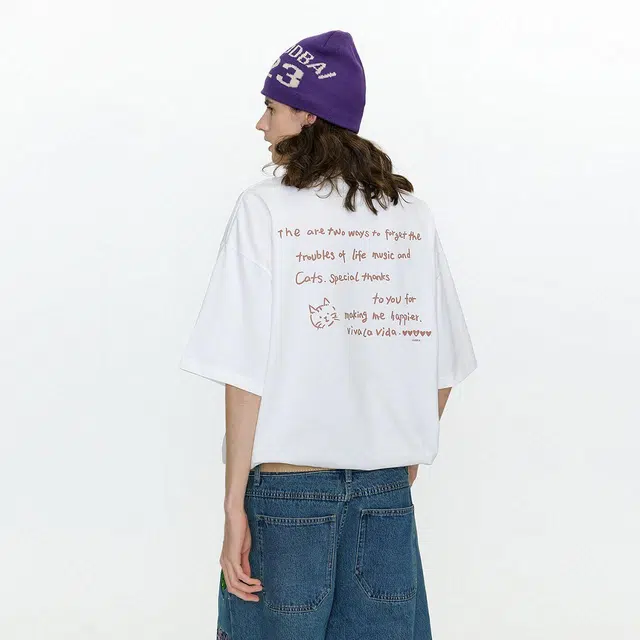 Guuka Cat Series T-Shirt Black