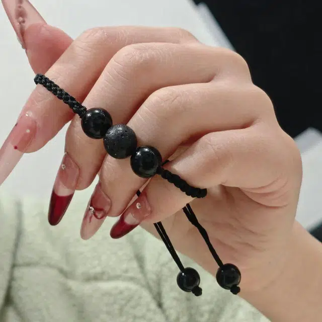 【三生三世 缘定三生 招桃花】 琢玉居 新中式国潮复古风小众设计高级感民族风藏式 嘻哈编绳转运珠#好运 琉璃 手链 男女同款情侣款