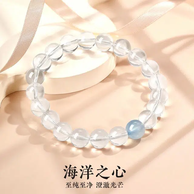 老庙 好运系列招财事业旺福气满满串珠 招桃花水逆退散好运气质 水晶 手串 女款