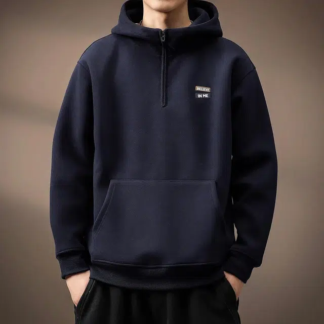 贵色 重磅连帽落肩袖宽松卫衣 男款