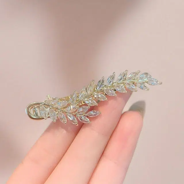 贯古今 麦穗鸭嘴夹子 合金 发夹 女款