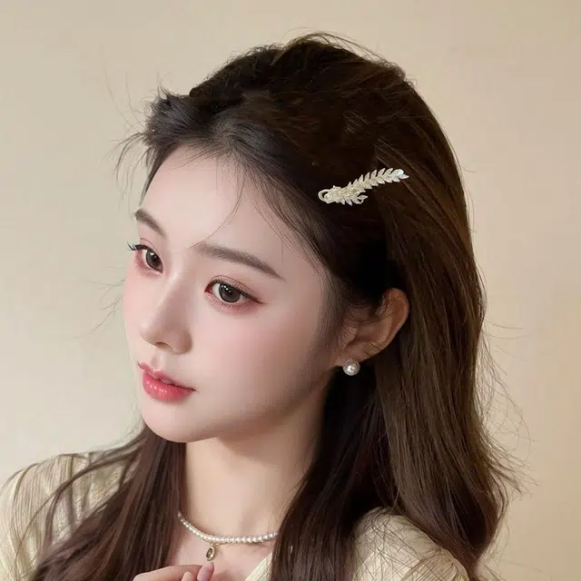 贯古今 麦穗鸭嘴夹子 合金 发夹 女款