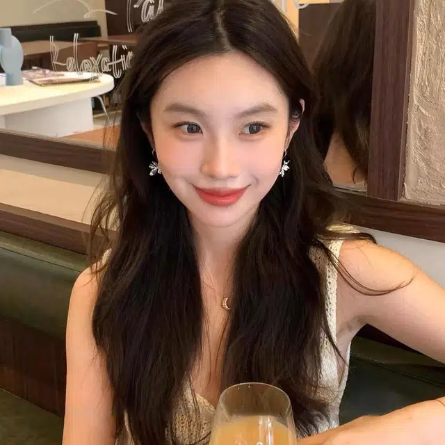 韵系 法式清冷鸢尾花 铜镀金 耳环 女款