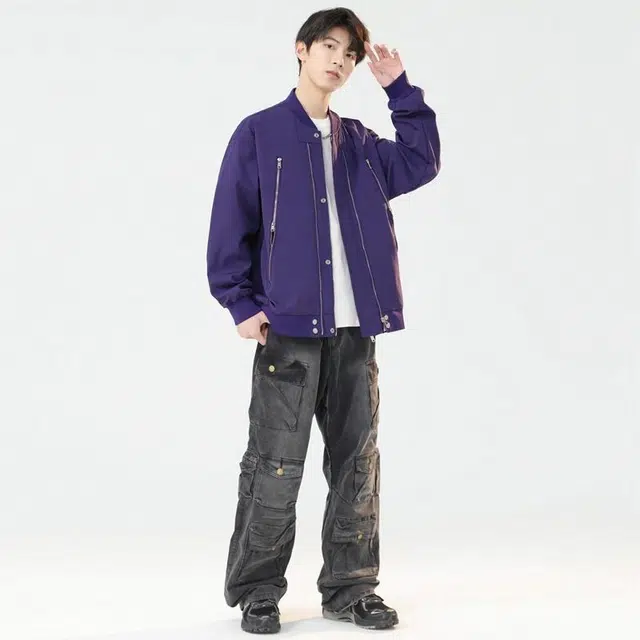 【dme】 高街运动防风防泼水百搭时尚夹克外套 男女同款