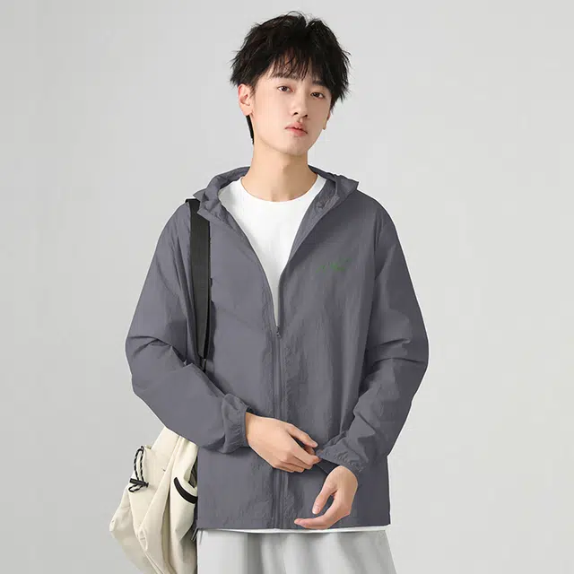 棉致 冰丝速干凉感透气防紫外线连帽防晒服 男女同款