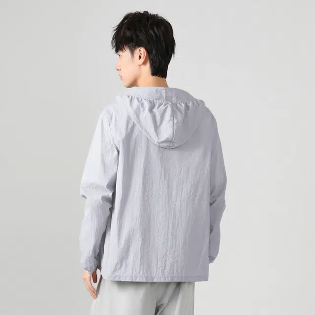 棉致 速干凉感防紫外线透气连帽防晒服 男女同款