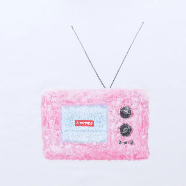 Supreme SS18 TV Tee White T