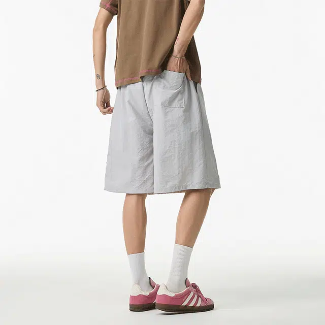 佐菲利 美式潮牌透气运动五分休闲短裤 男女同款