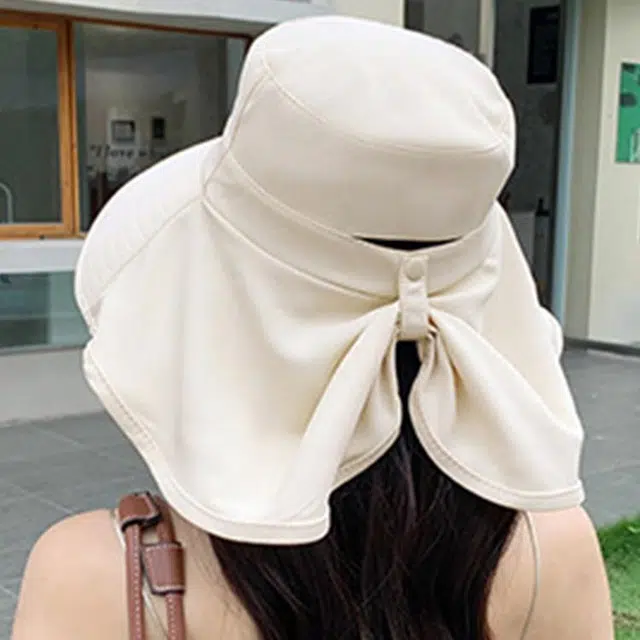 浪莎 夏季大帽檐遮阳太阳帽户外出行防紫外线骑行时尚潮流百搭 聚酯纤维 防晒帽 男女同款情侣款