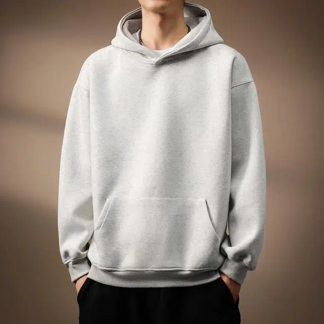贵色 高端美式重磅基础连帽卫衣 男款