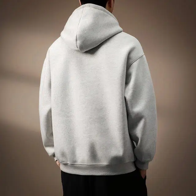 贵色 高端美式重磅基础连帽卫衣 男款