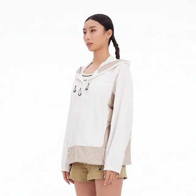 美特斯邦威 户外拼接时尚简约透气防晒服 男女同款
