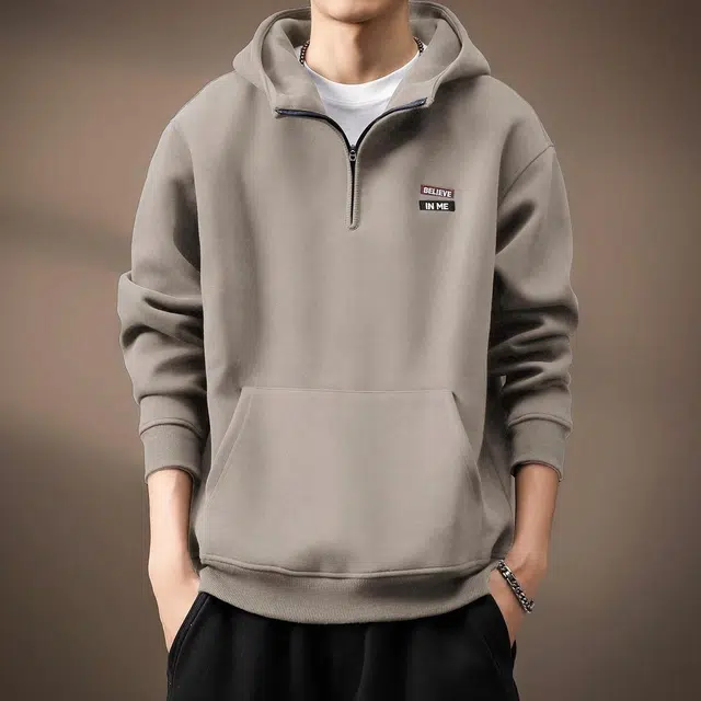 贵色 重磅连帽套头宽松卫衣 男款