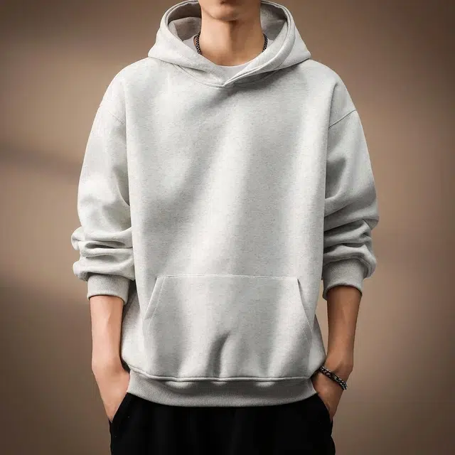 贵色 高端美式重磅基础连帽卫衣 男款
