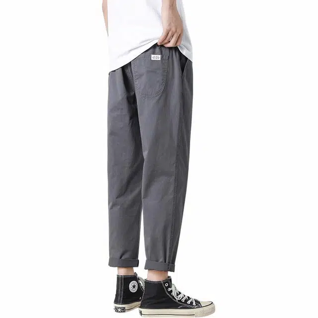 顶峰保罗 美式潮牌直筒痞帅百搭简约休闲裤 男女同款