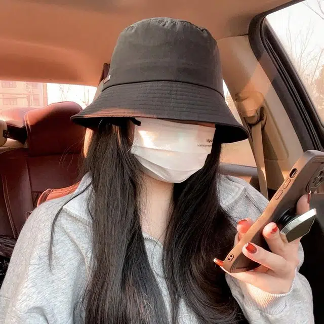 雅鹿优选 日系速干防紫外线休闲简约盆帽户外出行防晒遮阳大头围显脸小遮脸水桶帽 聚酯纤维 渔夫帽 男女同款情侣款