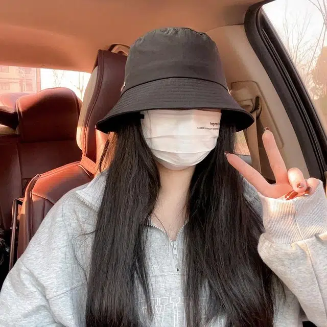 雅鹿优选 日系速干防紫外线休闲简约盆帽户外出行防晒遮阳大头围显脸小遮脸水桶帽 聚酯纤维 渔夫帽 男女同款情侣款