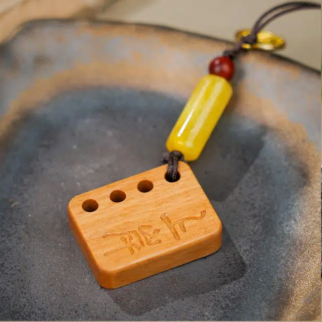 天纵 新中式国潮创意幸运助学业事业锦鲤上岸 事业有成 盘玩包挂手工国风好运 芭比檀香 把件 男女同款情侣款