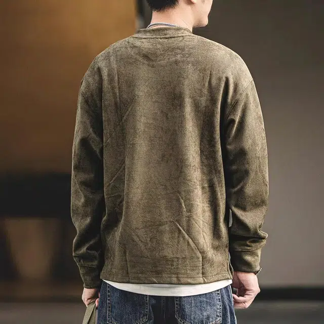 格蓝鹿 美式复古重磅宽松卫衣 男款