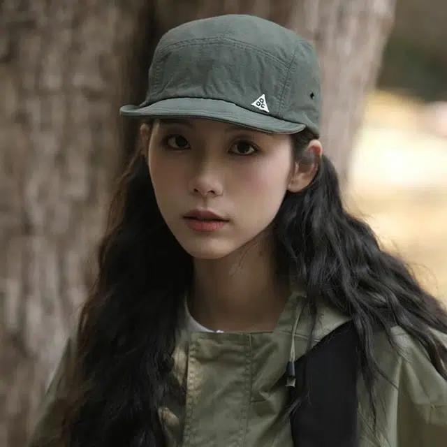 雅鹿 美式工装户外软顶遮阳防晒薄款透气大头围显脸小 棉 鸭舌帽 男女同款情侣款