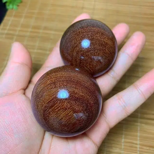 芳缘小傅 平安纳福 盘玩 转运珠 檀香木保健球#好运 金星 紫檀属 把件 男女同款情侣款