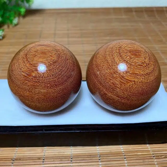 芳缘小傅 平安纳福 盘玩 转运珠 檀香木保健球#好运 金星 紫檀属 把件 男女同款情侣款