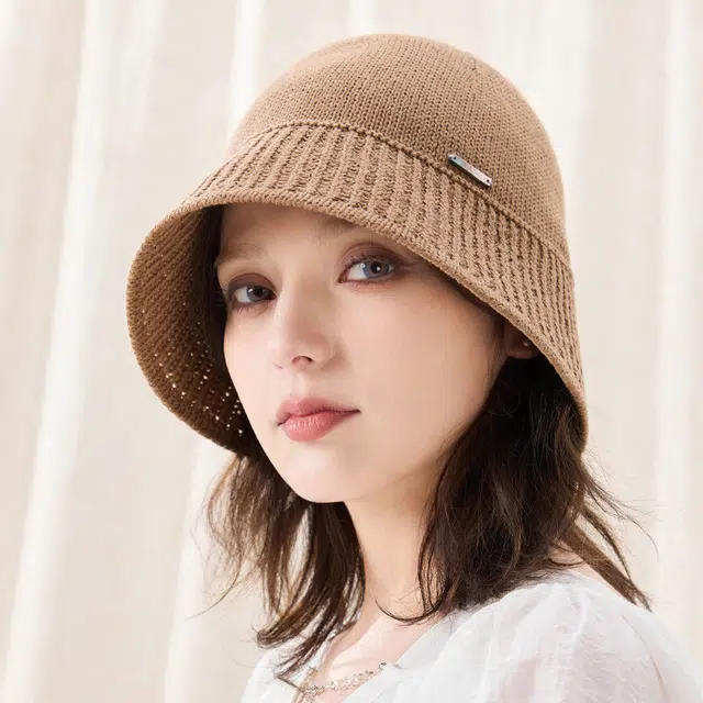 玖慕 大头围显脸小春秋 亚麻 渔夫帽 女款