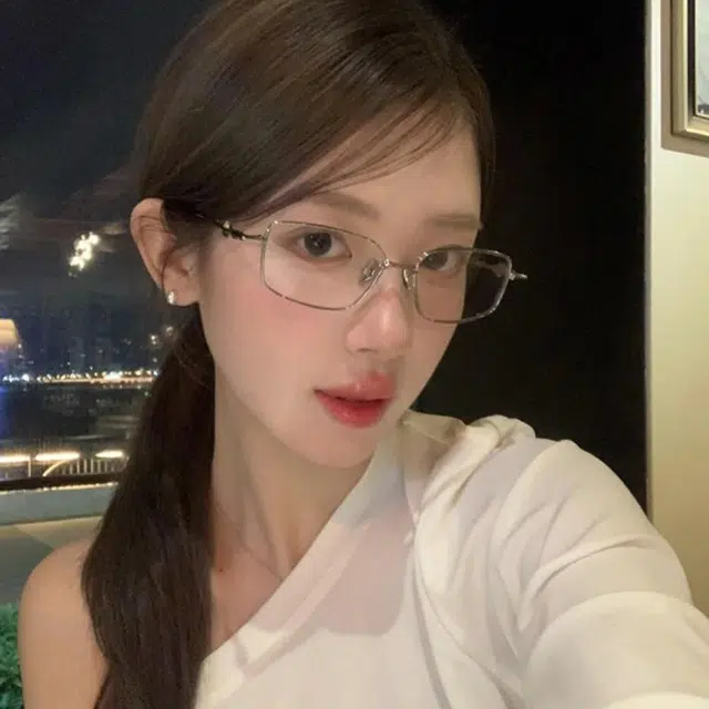 匠达人 老钱风超轻银丝穿搭眼镜框可配度数斯文小方框防蓝光气质文艺 纯钛 方形 光学镜架 男女同款情侣款