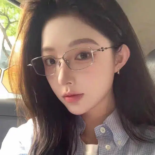 匠达人 老钱风超轻银丝穿搭眼镜框可配度数斯文小方框防蓝光气质文艺 纯钛 方形 光学镜架 男女同款情侣款