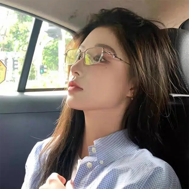 匠达人 老钱风超轻银丝穿搭眼镜框可配度数斯文小方框防蓝光气质文艺 纯钛 方形 光学镜架 男女同款情侣款