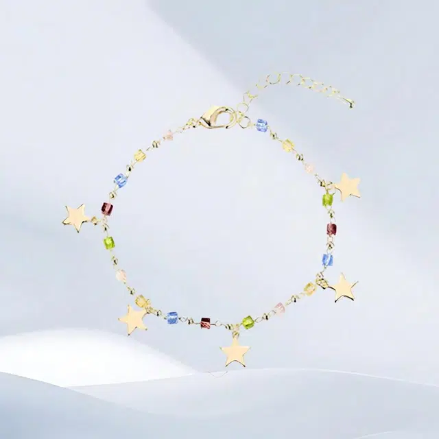 希遇 星辰浪漫 新中式国潮轻奢小众设计 简约风 日常百搭 精致高级 温柔大方 合金 手链 男女同款情侣款