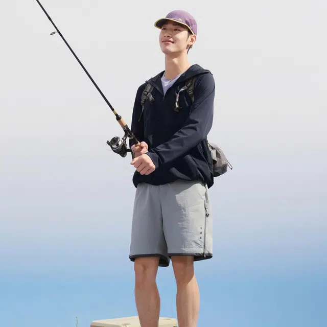 蕉下 超轻薄长续航腰包式风扇 隔热降温制冷凉感户外出行 透气速干风冷防晒服 男款