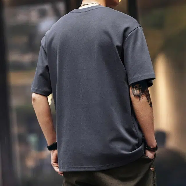 格蓝鹿 圆领薄款宽松卫衣 男款