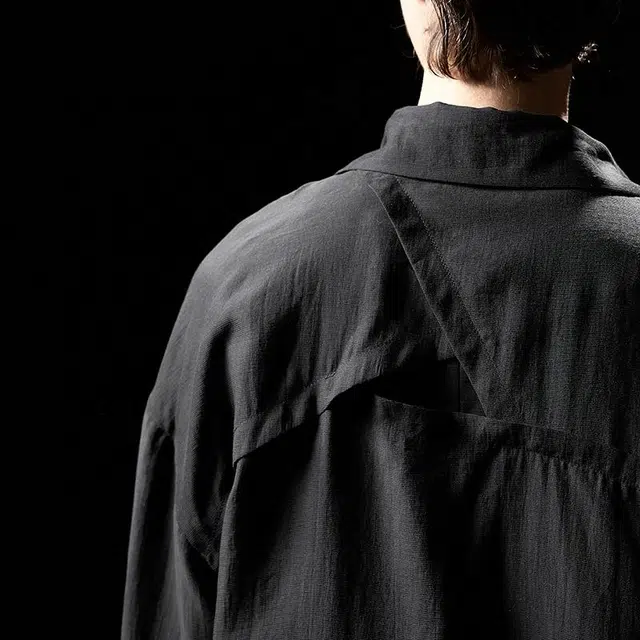 幻象者 薄款休闲拉链长袖夹克外套 男女同款 黑色
