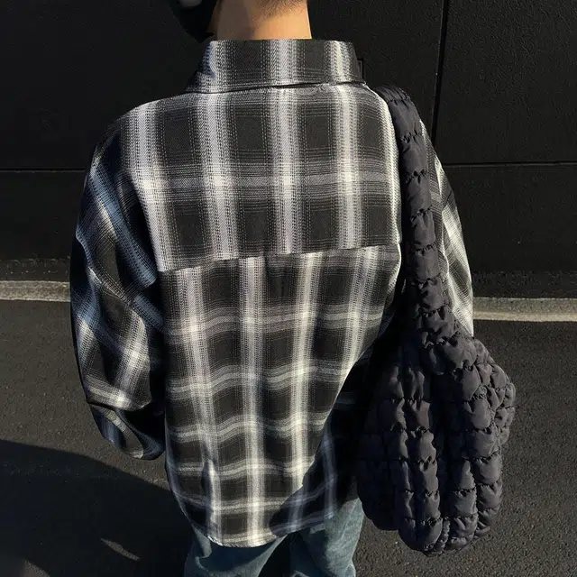 冰飞 美式复古嘻哈高街小众设计宽松休闲舒适格子褂子外套上衣服少年感穿搭潮牌潮流学院风工装长袖衬衫 男女同款