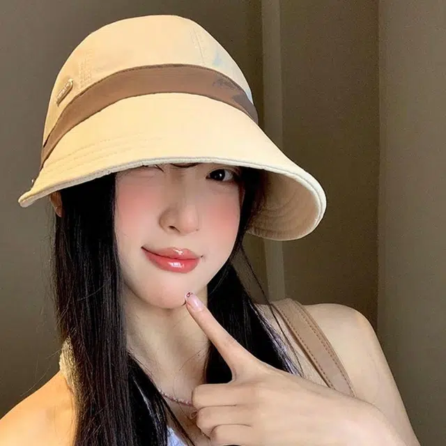 玄唐 速干透气防紫外线太阳户外出行沙滩度假遮阳时尚潮流百搭学生显脸小 棉 防晒帽 男女同款情侣款
