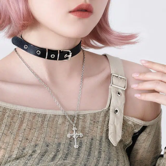 PEACE CAT choker